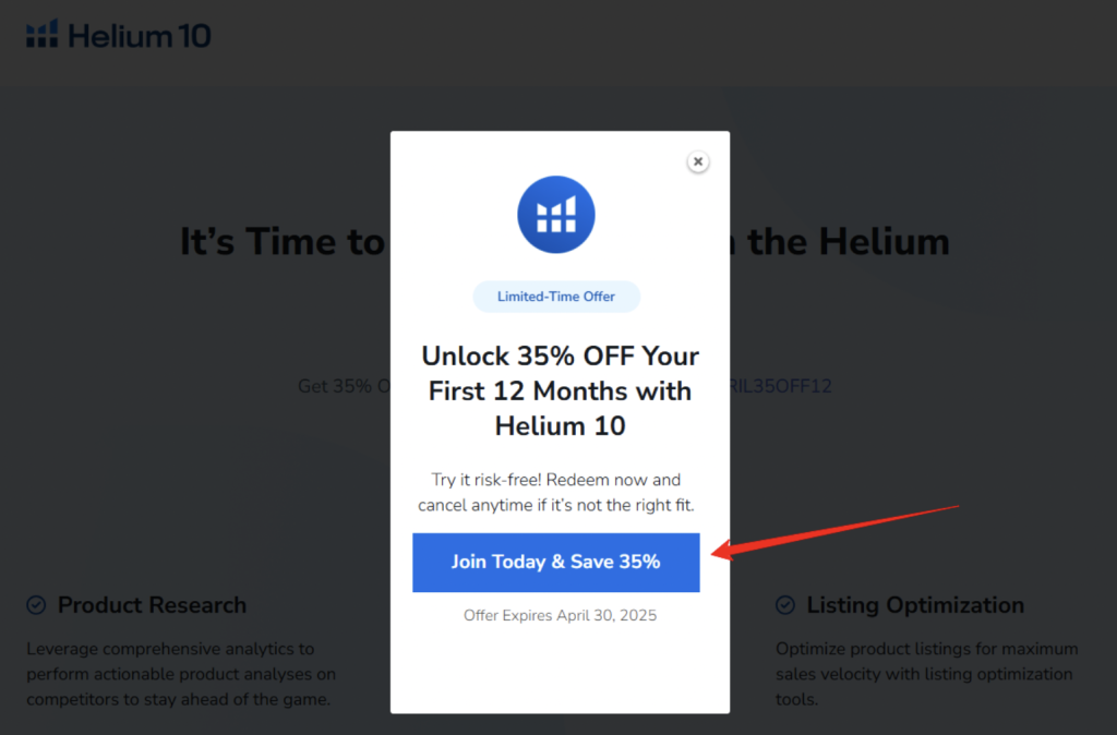 Unlock 35% Discount on Helium 10 Unlock 35% Discount on Helium 10