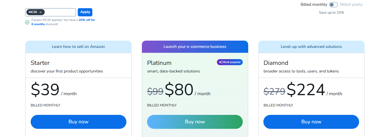 Get 20% Off On Helium 10 Plans Get 20% Off On Helium 10 Plans
