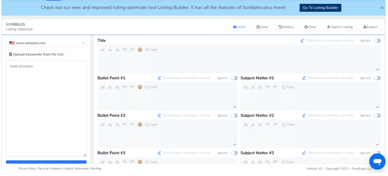 Helium 10 Starter vs Platinum -Listing Optimization Helium 10 Starter vs Platinum -Listing Optimization