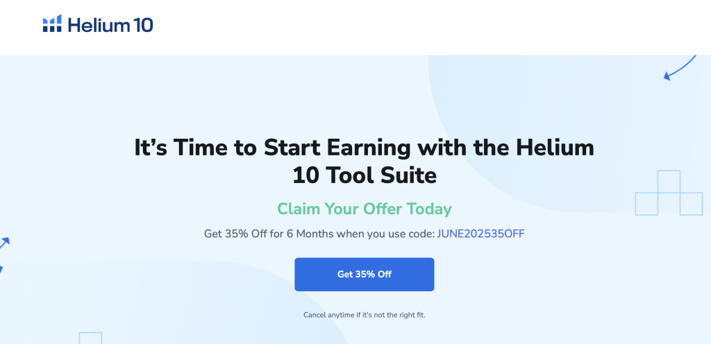 Helium 10 June 2025 Offer
