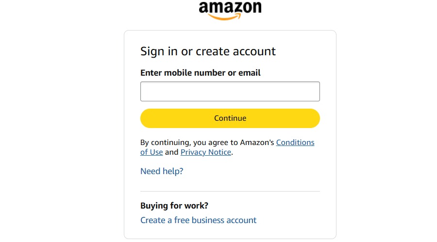 Create your Amazon Account Create your Amazon Account