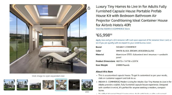 Luxury Tiny Home with Projector and AC Luxury Tiny Home with Projector and AC