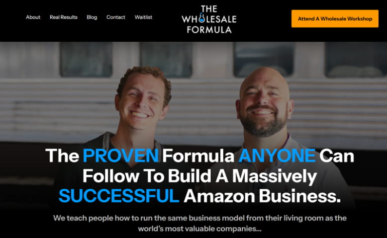 The Wholesale Formula