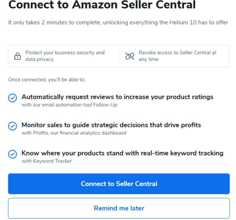 Click “Remind Me Later” to skip