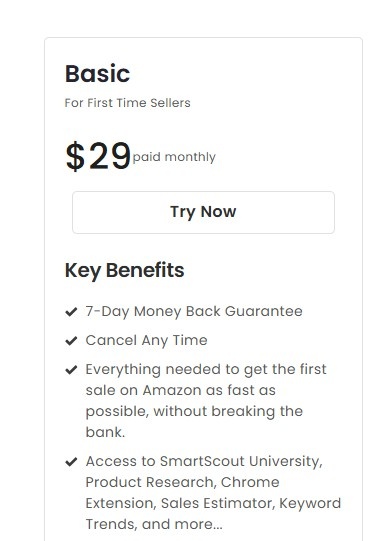 SmartScout Basic Plan 