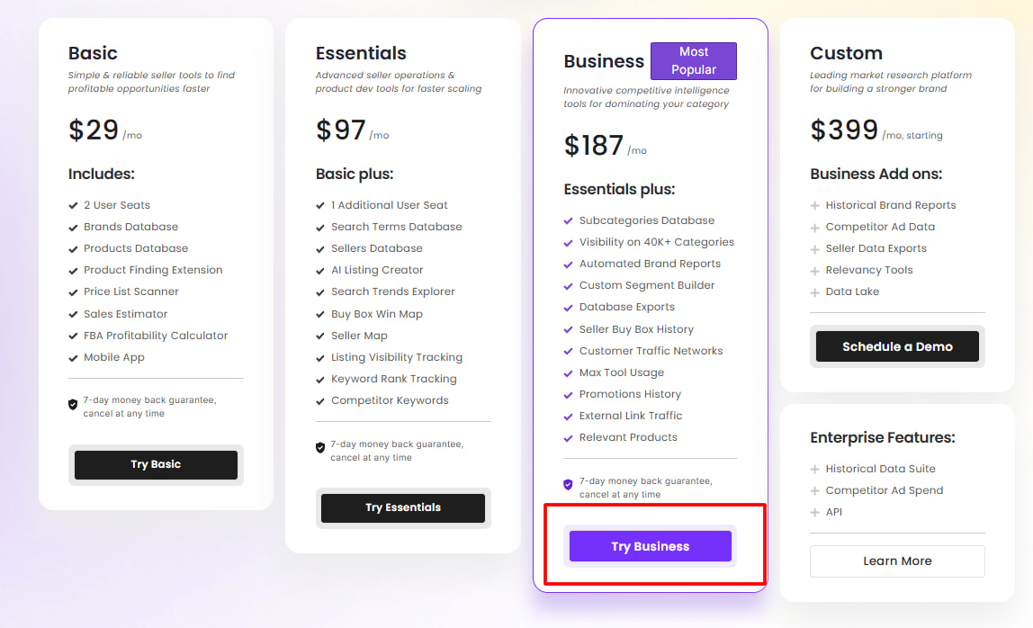 SmartScout Pricing SmartScout Pricing