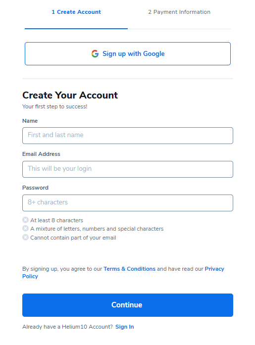 Create Your Account On Helium 10 Create Your Account On Helium 10